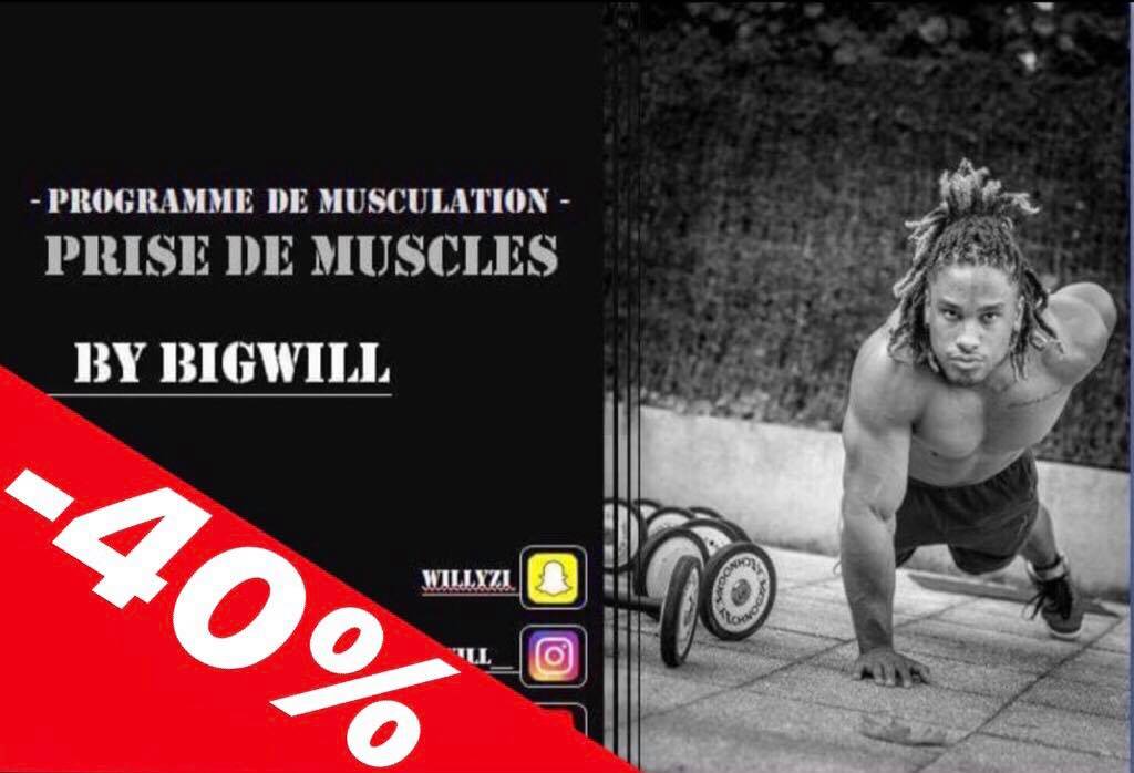 (eBOOK) Training prise de muscles - SOLDES EXCEPTIONNELLES DE -40%